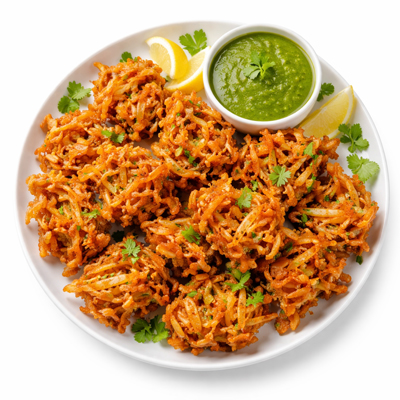 onion bhajjipakoda (vegan)